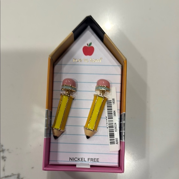 True To Form Jewelry - 🖍️ True to Form Crayon Earrings – Perfect for Teachers Who Love to Stand Out!